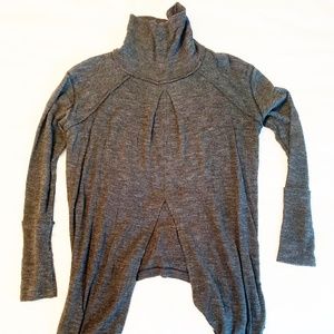 Grey Turtleneck Sweater